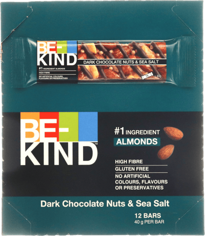 BE-KIND™ Dark Choco Nut & Seasalt 40g