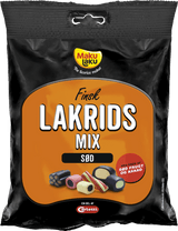 Finsk Lakrids Mix Sød 170G