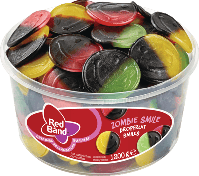 Rote Band Zombie Smile Vingummi Lakrids 1200 g