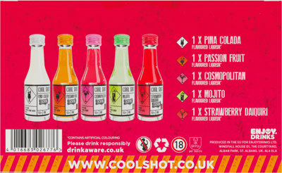 Cocktail Shot Cool 5-P 15% 5 x 20 ml