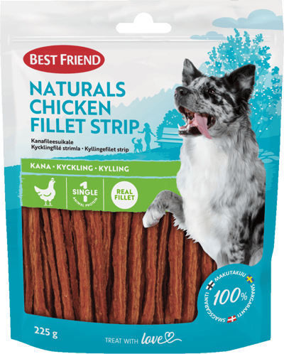 Best Friend Naturals Kyllinge Strips 225 g