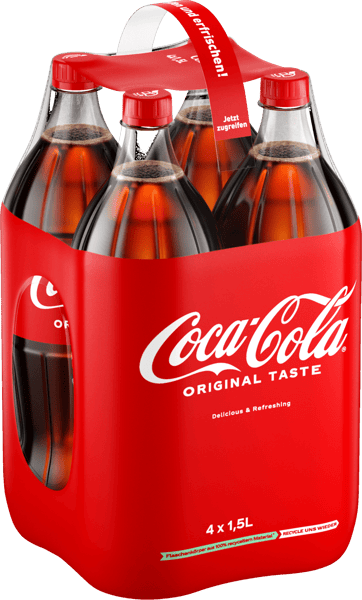 Coca-Cola 4 x 15 L mascota