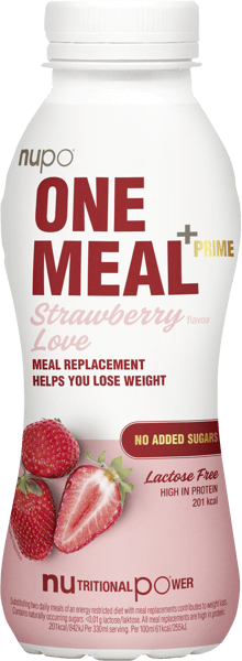 Nupo One Mahlzeit Rtd Jordbær 8x330 ml