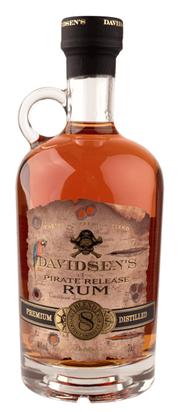 Davidsen's Pirate Release Caribbean Dark Rum - Blend 8 40% 07 L