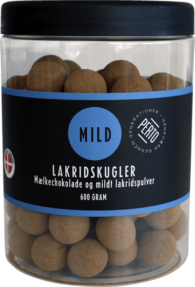 Lakridskugler mild 600 g