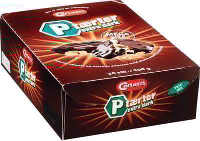 Carletti p-tærter Dark 500 g