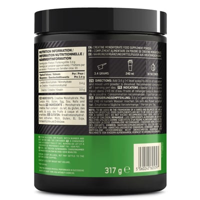 Optimale Ernährung 100% Kreatinpulver 317G