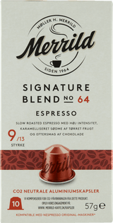 Merrild Signature Blend No64 NCC ALU 10 Kapsler