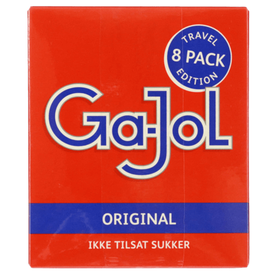 Ga-Jol Rød original sukkerfri 8x23g