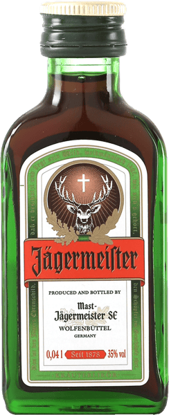 Jägermeister Miniatur 35% 004 l