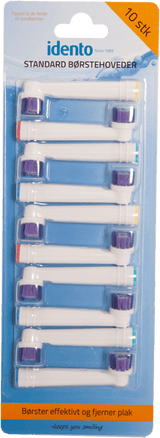 Idento Standard Børstehoveder 10-pak
