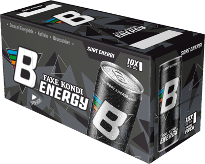Faxe Kondi Energy Black Sleek 10x033l ds