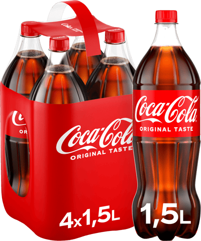 Coca-Cola 4 x 15 L mascota