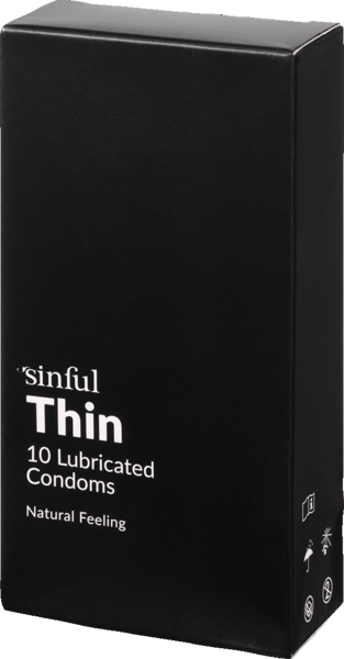 Sinful Tynde Kondomer 10 STK