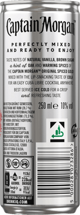 Căpitan Morgan & Cola 10% 025 L + Pant