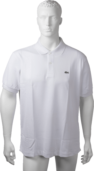 Lacoste polo hvid str l