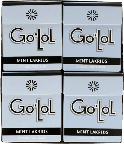 Gajol hvid mint toms 8x23g