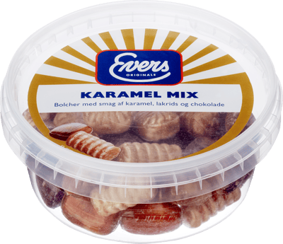 Evers karamel mix 180g bøtte