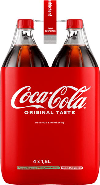Coca-Cola 4 x 15 L mascota