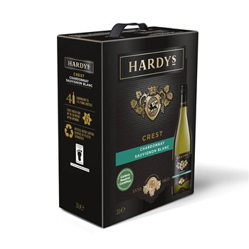 Hardys Crest Chardonnay/Sauvignon Blanc 3 l. LÄTZCHEN