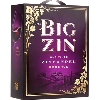 Big Zin Zinfandel 3l smekke