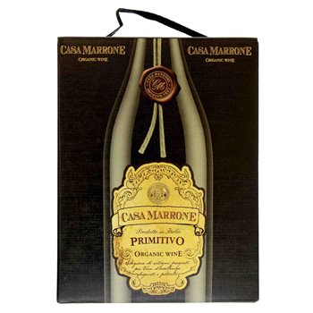 Casa Marrone Primitivo BIO 3 l. BIB