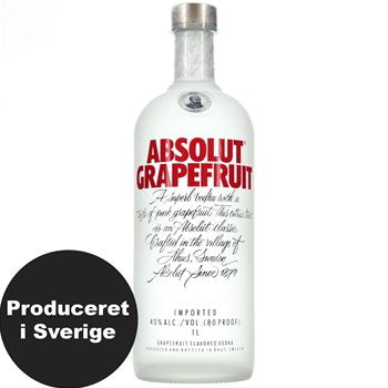 Absolut grapefrugt 40% 1L