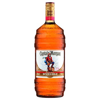 Căpitanul Morgan a condus sticla magnum de aur 35% 1,5 l.