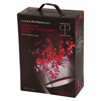 Casas Patronales Carmenere Cabernet Syrah 3 l. SMEKKE