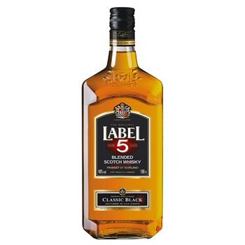 Etiqueta 5 Whisky 40% 1 L.