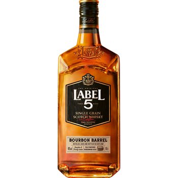 Etikett 5 bourbon fat 40% 1 l.