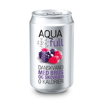 Aqua voll mit Soda -Wald Berry 24x0.33l