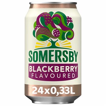 Somersby Blackberry - blackberry cider 4.5%, 20x33cl. can