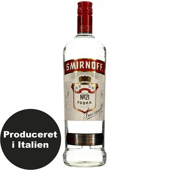 Smirnoff vodka 37.5% 1 l.