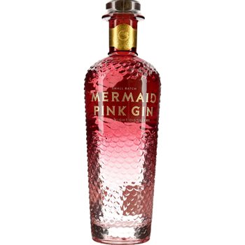 Sjöjungfru rosa gin 38% 0,7 l.