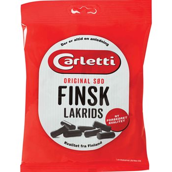 Carletti original Sweet Finnish Licorice 350 g.