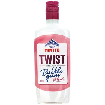 Minttu Twist Bubble-gum 16% 0,5 L.