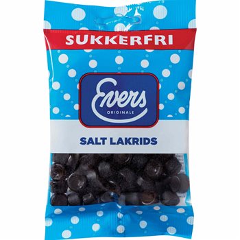 Evers zuckerfreies salziges Süßholz 70 g.