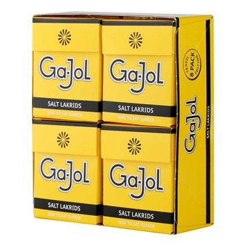 Ga-jol gul saltet lakris 8x23 g