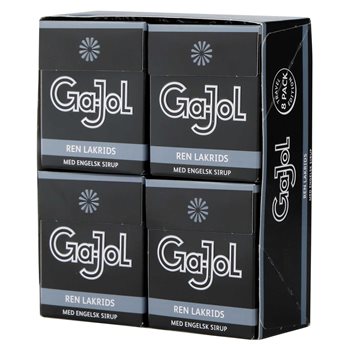 Ga-Jol Black Black Pure Licorice 8x23 G