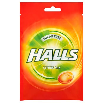 Halls frugt 65 g