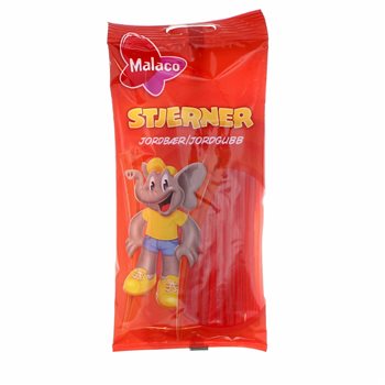 Malaco Strawberry stars 92 g