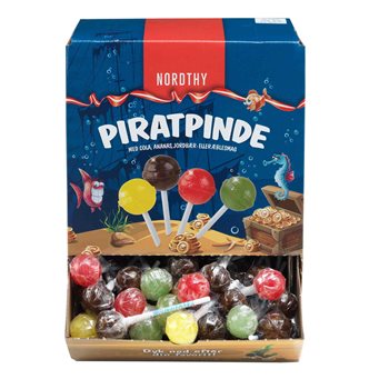 Nordthy Pirate Sticks / Lollipops 900 g