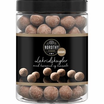 Nordthy Licorice Balls Caramel and Sea Salt 600G