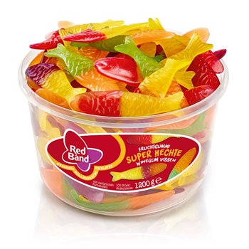 Red Band Wine Gum Fish 1200 g