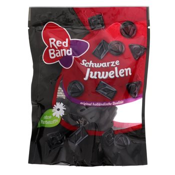 Rødt band Schwarze Juwelen 200g