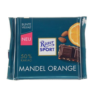 Ritter Sport mandel oransje 100 g