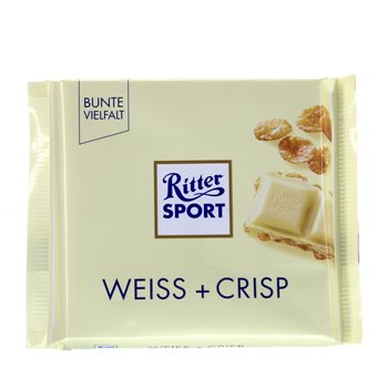 Ritter sport hvid sprød 100 g