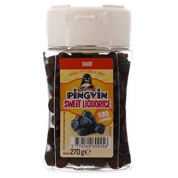 Tom's Penguin Liqurid Lozenges 270 g.