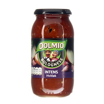 Dolmio ekstra hvidløg 500g